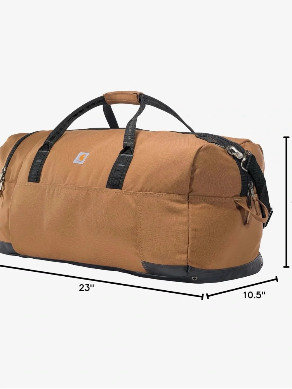 Carhartt Brown Canvas Duffel Bag 55L